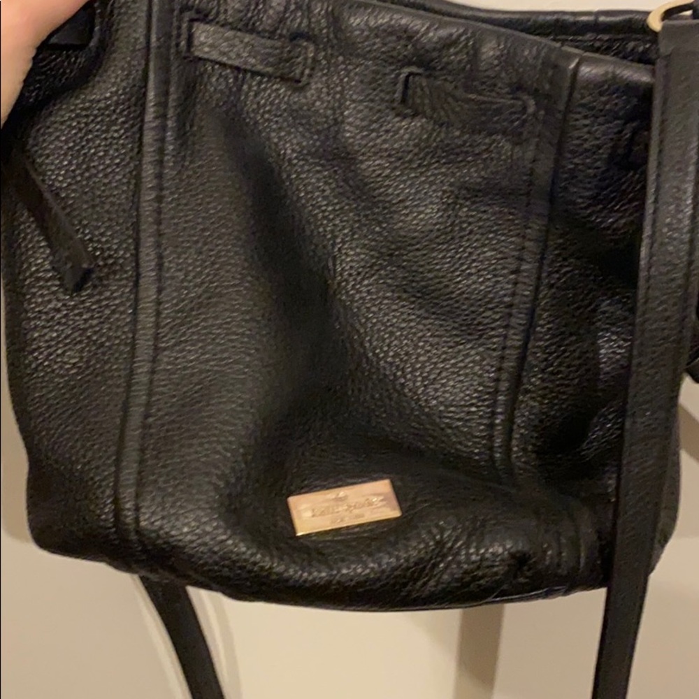 Kate Spade cross-body bucket black bag